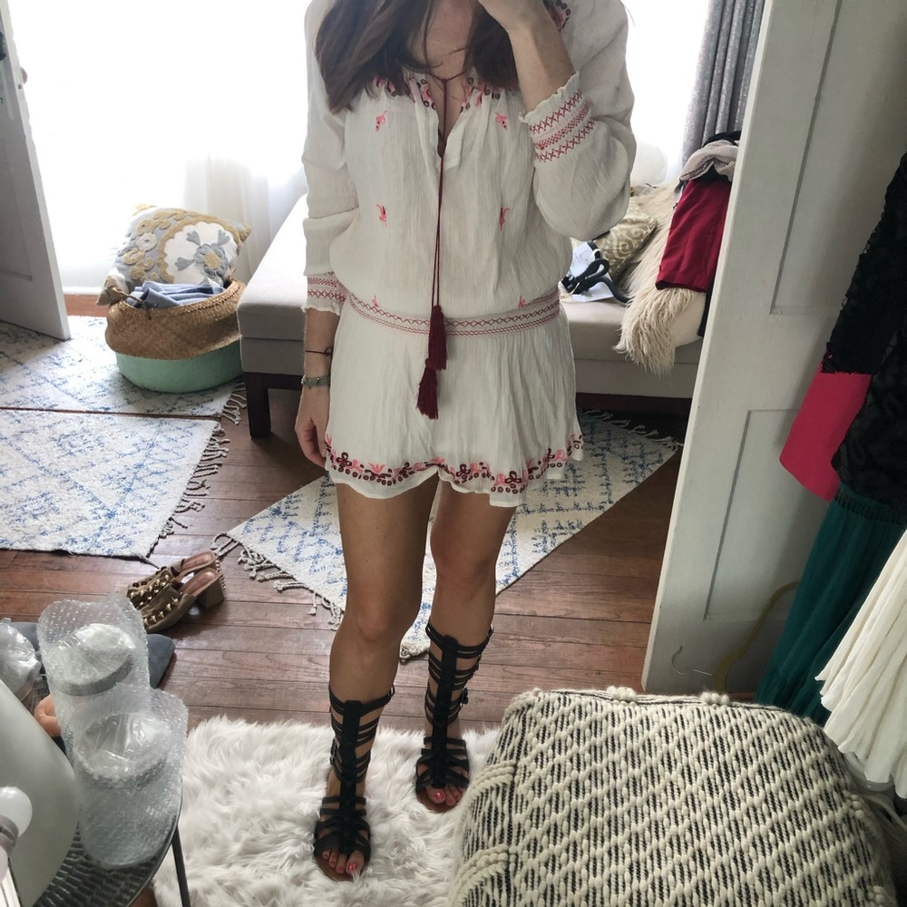 Love Shack Fancy mini skirt dress